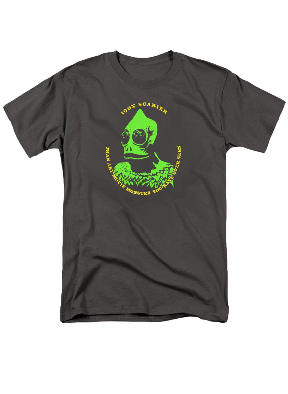 Charcoal Sleestak 100% Scarier T-Shirt