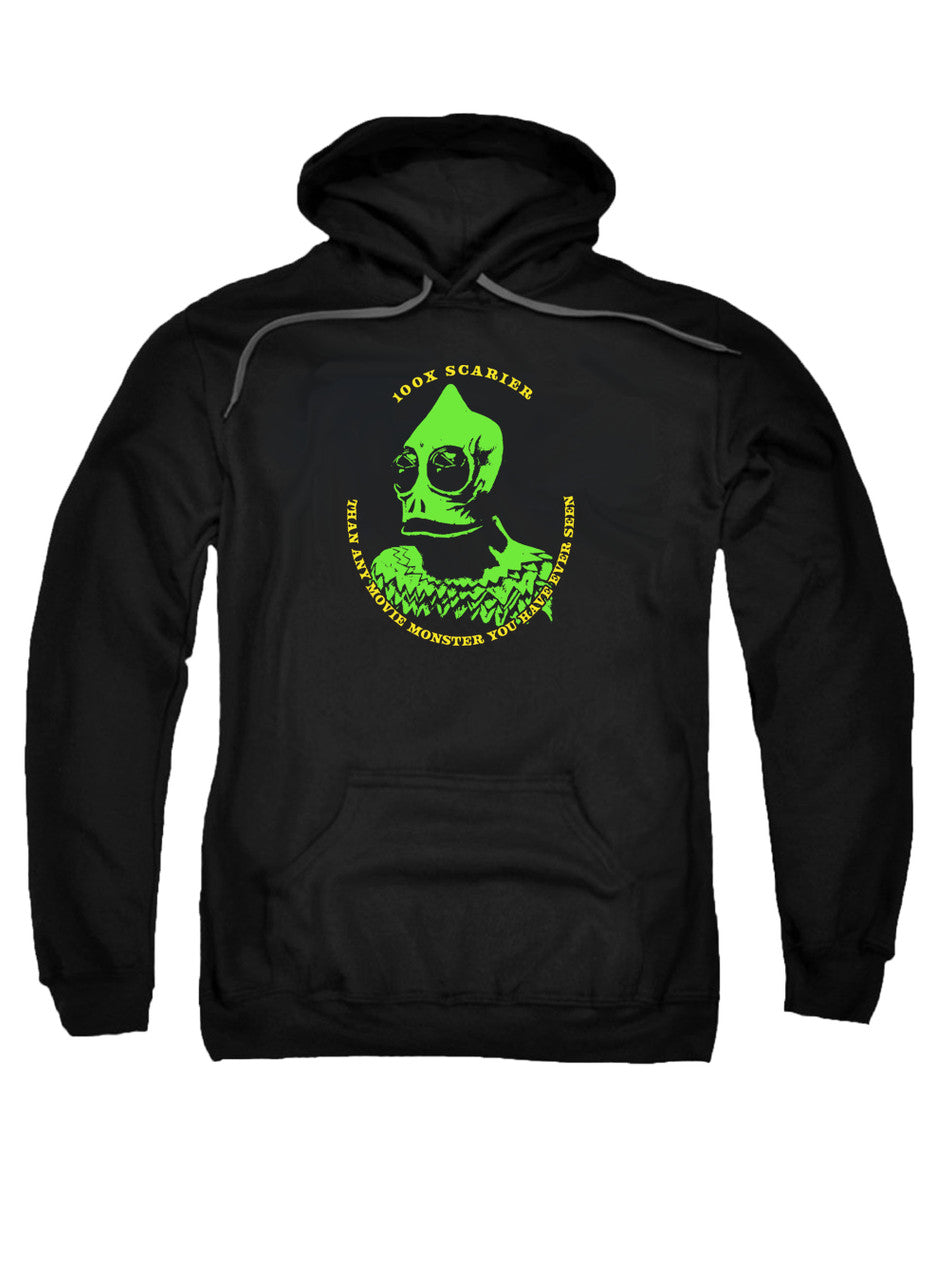 Black Sleestak 100% Scarier Hoodie