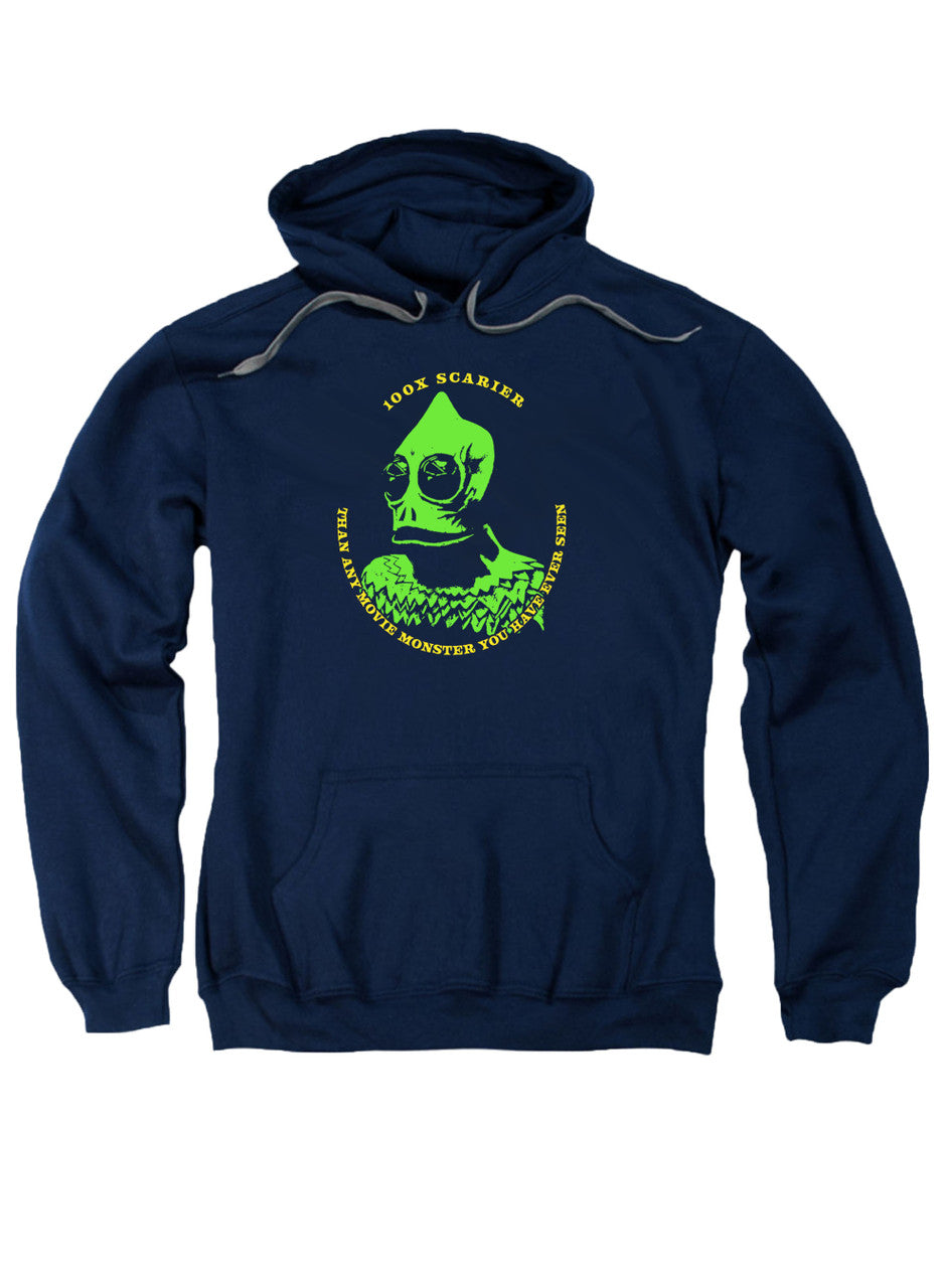 Navy Sleestak 100% Scarier Hoodie