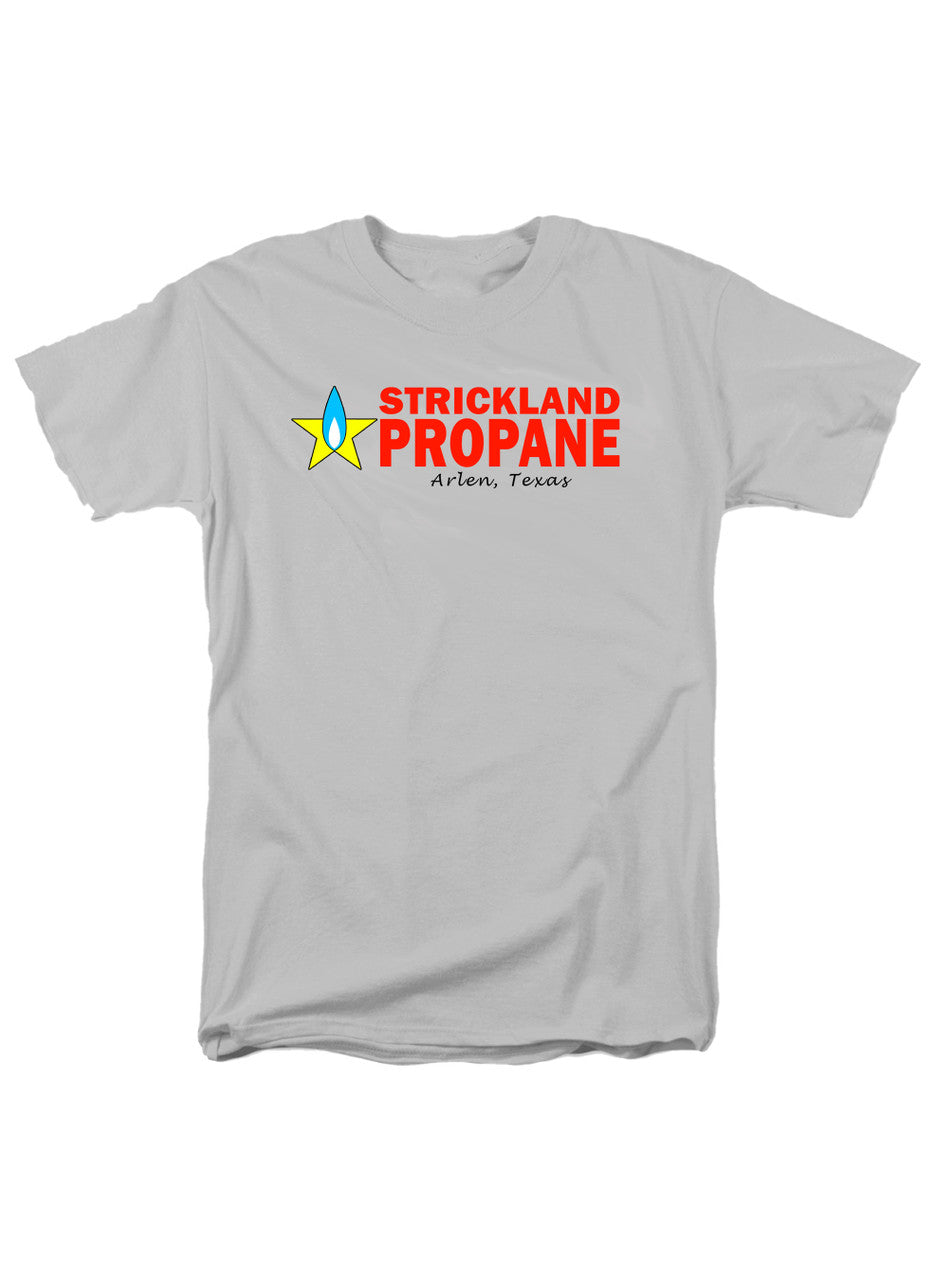 White Strickland Propane Logo T-Shirt