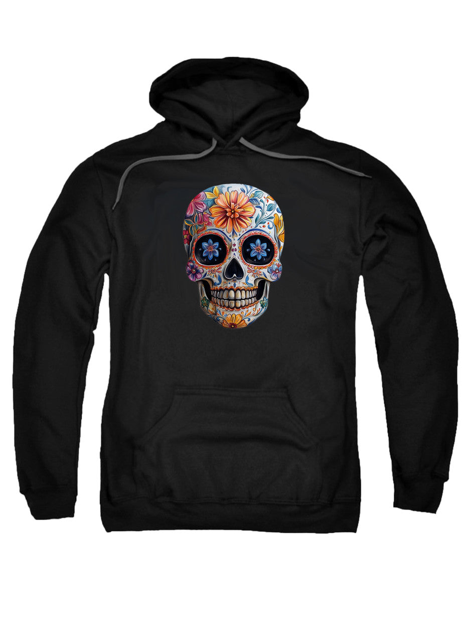 Black Sugar Skull Hoodie