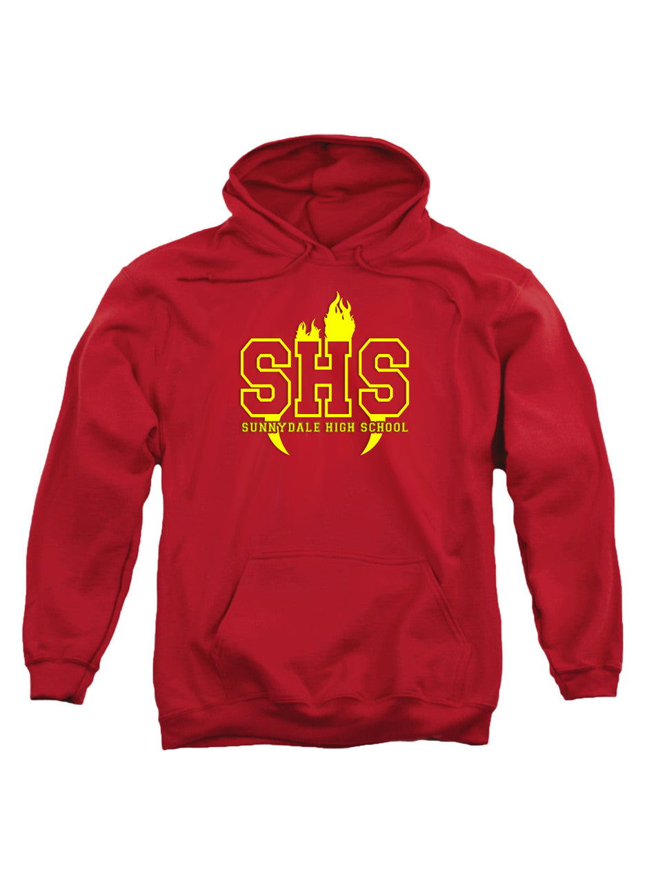 Red Sunnydale High School Logo Hoodie