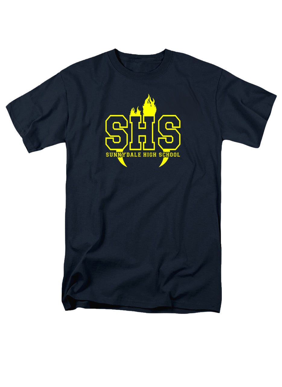 Navy Sunnydale High School Logo T-Shirt