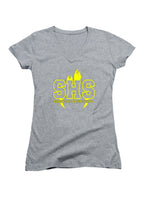 Gray Sunnydale High School Logo Juniors V-Neck T-Shirt