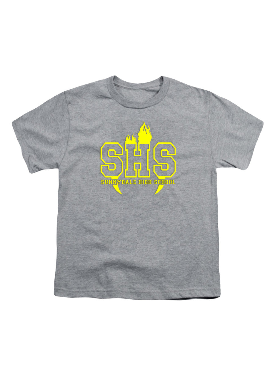 Gray Sunnydale High School Logo Youth/Toddler T-Shirt