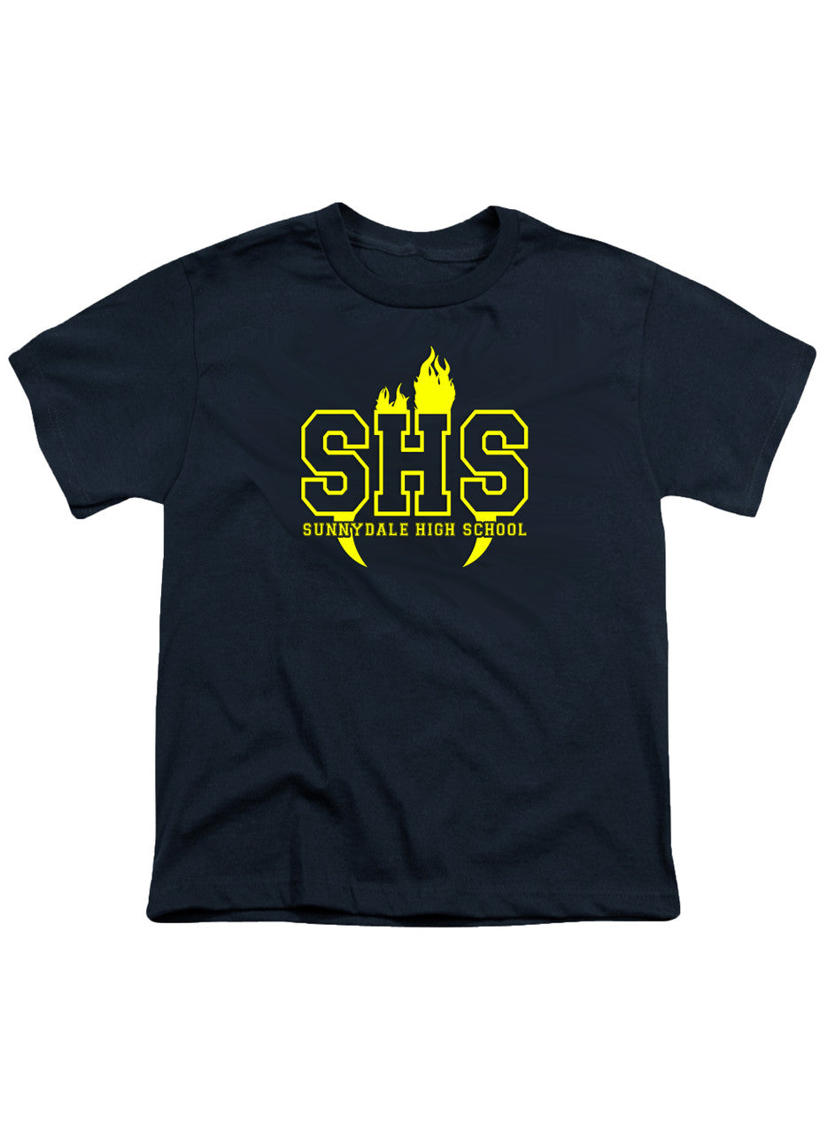 Navy Sunnydale High School Logo Youth/Toddler T-Shirt