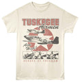 Natural Tuskegee Airmen t-shirt featuring an Aim High design