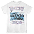 White Tuskegee Airmen t-shirt featuring a Vintage Photo design