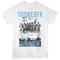 White Tuskegee Airmen t-shirt featuring a Red Tails Color design