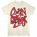 Natural The Chainsmokers t-shirt featuring a Jumbled Text design