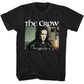 Black The Crow t-shirt featuring a Too Angry to Die design