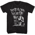 Black The Crow t-shirt featuring a All Dead design
