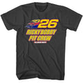 Smoke Gray Talladega Nights t-shirt featuring a Talladega Nights Talladega Nights Ricky Bobby Pit Crew design