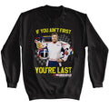 Talladega Nights Long Sleeve Sweatshirt - Talladega Nights Not 1st Youre Last Checkered