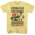 Yellow Heather Talladega Nights t-shirt featuring a Talladega Nights Talladega Nights Stock Car Races design