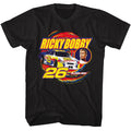 Black Talladega Nights t-shirt featuring a Talladega Nights Talladega Nights Ricky Bobby Swirl design