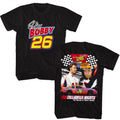 Black Talladega Nights t-shirt featuring a Talladega Nights Talladega Nights Ricky Bobby 26 design