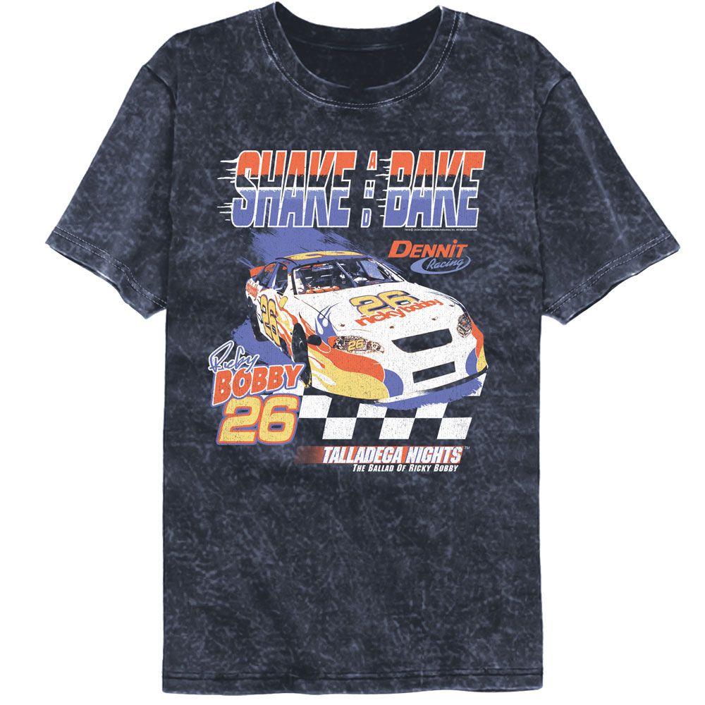 Talladega Nights Mineral Wash T-Shirt - Zoom Shake And Bake