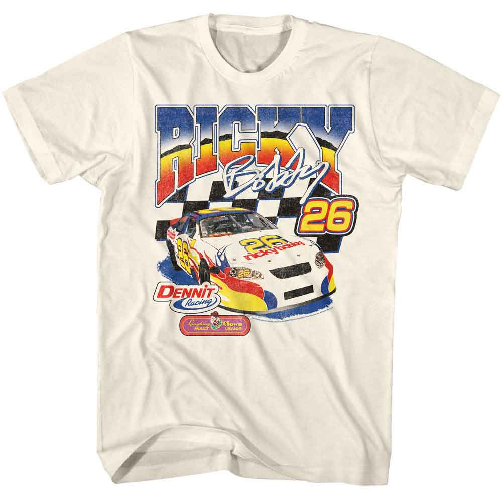 Natural Talladega Nights t-shirt featuring a Sponsored design