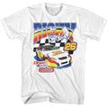 White Talladega Nights t-shirt featuring a Sponsored design