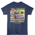 Navy Heather Talladega Nights t-shirt featuring a Talladega Nights Tdn Laughing Clown Car and Outline design