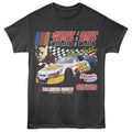 Smoke Gray Talladega Nights t-shirt featuring a Talladega Nights Talladega Nights Shake Bake Flag design