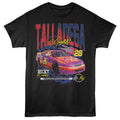 Black Talladega Nights t-shirt featuring a Talladega Nights Talladega Nights Lightning design