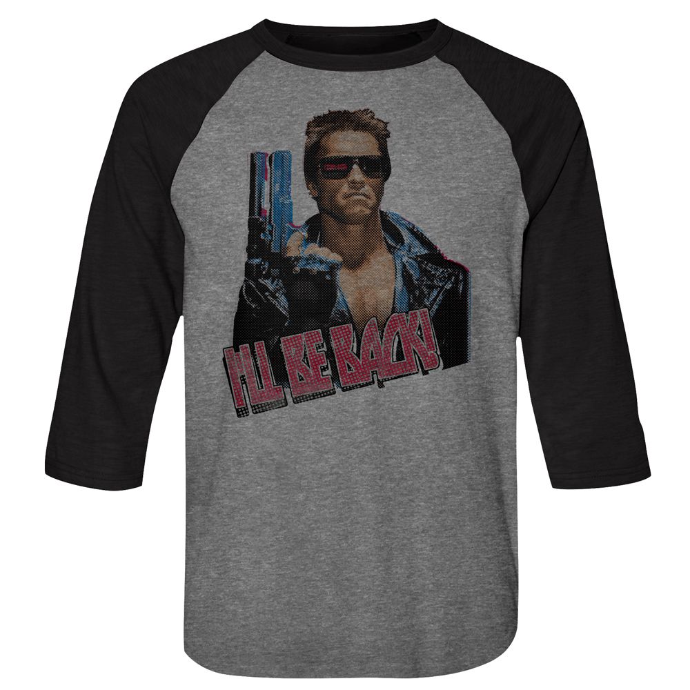 The Terminator 3/4 Raglan - Ill Be Back