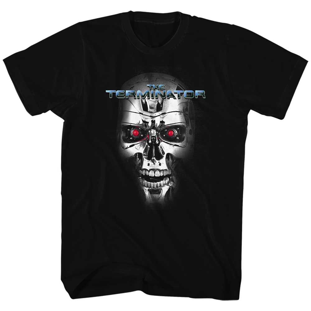 Black The Terminator t-shirt featuring a The Terminator design