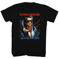 Black The Terminator t-shirt featuring a Terminator Schwarz design