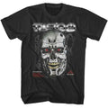 Smoke Gray The Terminator t-shirt featuring a T-800 Endo Skull design