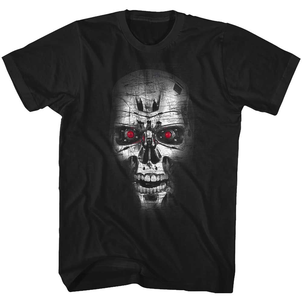 Black The Terminator t-shirt featuring a Terminator Imma Eat That Grape design