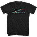 Black The Terminator t-shirt featuring a Terminator Blam design