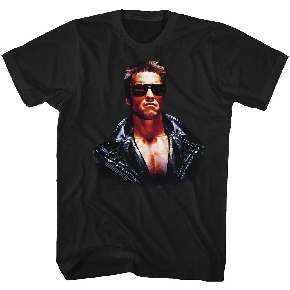Black The Terminator t-shirt featuring a Terminator This Dude design