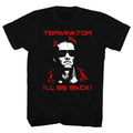 Black The Terminator t-shirt featuring a Terminator Same Ol T design