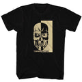 Black The Terminator t-shirt featuring a Terminator Bw design