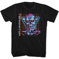 Black The Terminator t-shirt featuring a Terminator So Very 80s design