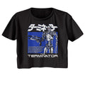 The Terminator Ladies Crop Top - Terminator Endoskeleton Box