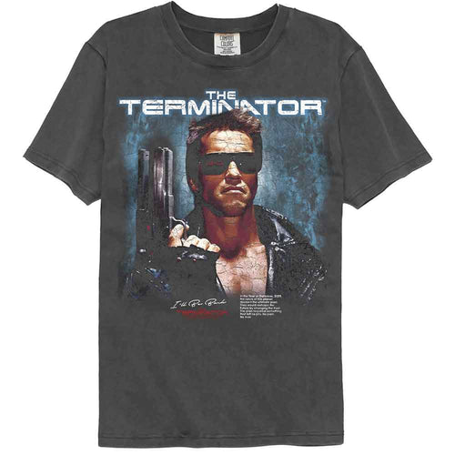 The Terminator Comfort Colors T-Shirt - Terminator Jacket and Pistol Poster