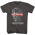 Smoke Gray Terminator Dark Fate t-shirt featuring a No Fate design