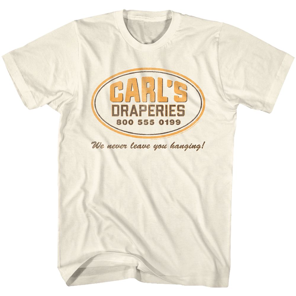Natural Terminator Dark Fate t-shirt featuring a Carl's Draperies design