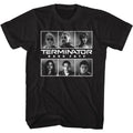 Black Terminator Dark Fate t-shirt featuring a Dark Fate group shot design