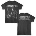 Smoke Gray Terminator 2 t-shirt featuring a Terminator 2 Credits design