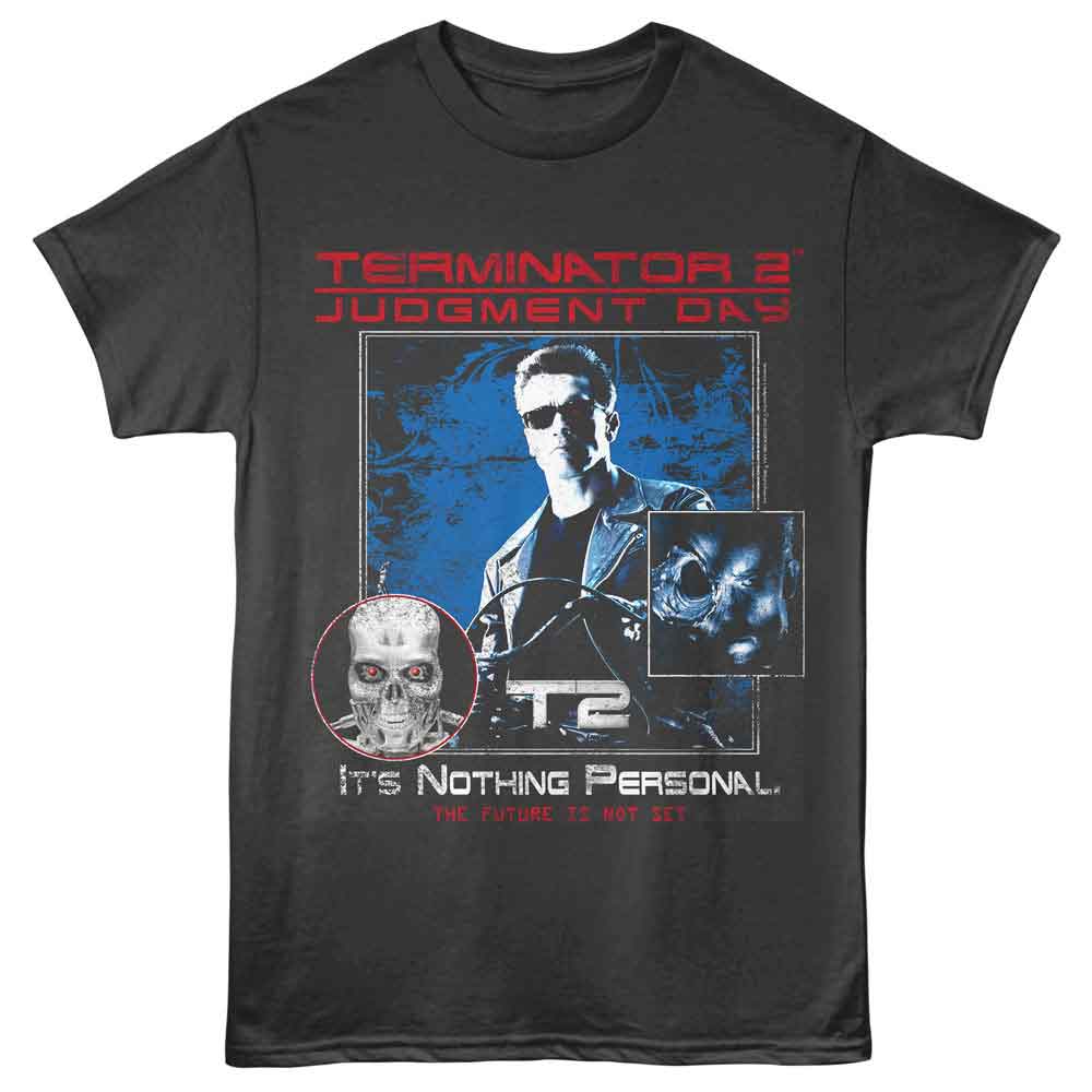 Smoke Gray Terminator 2 t-shirt featuring a Nothing Personal design