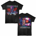 Black The Terminator t-shirt featuring a Judgment Day T-800 design