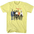 Yellow Heather The B-52's t-shirt featuring a retro band photo design
