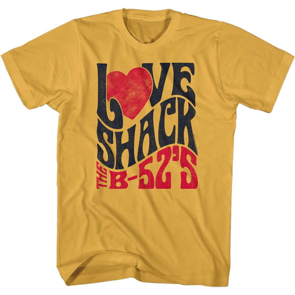 Ginger The B-52's t-shirt featuring a Love Shack design