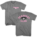 Graphite Heather The B-52's t-shirt featuring a Deadbeat Club design