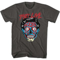Smoke Gray They Live t-shirt featuring an Alien Head design