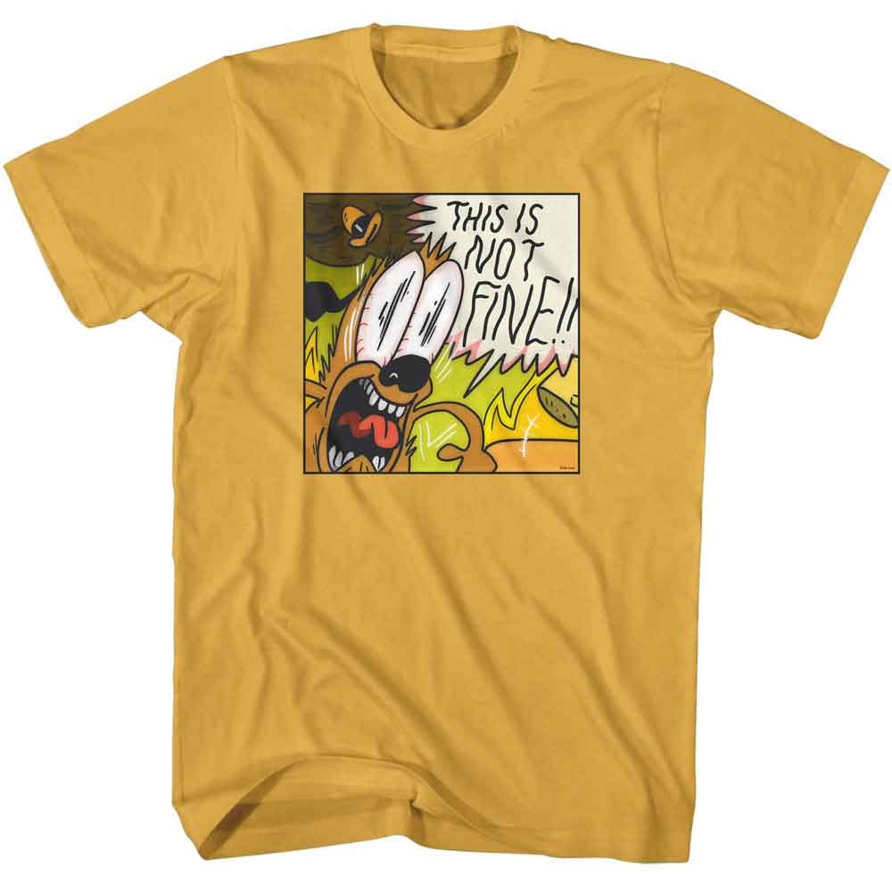 Ginger This Is Fine t-shirt featuring a This Is Fine Not Fine design
